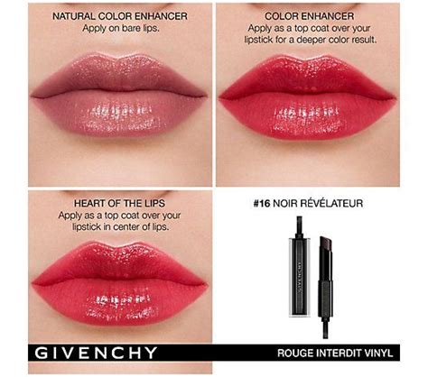 givenchy limited edition lipstick 2017|givenchy interdit black magic lipstick.